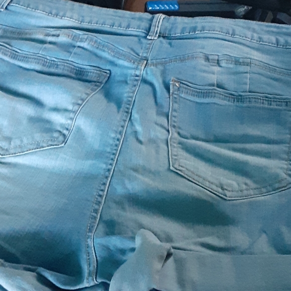 High Waisted Jean Shorts - Picture 2 of 3